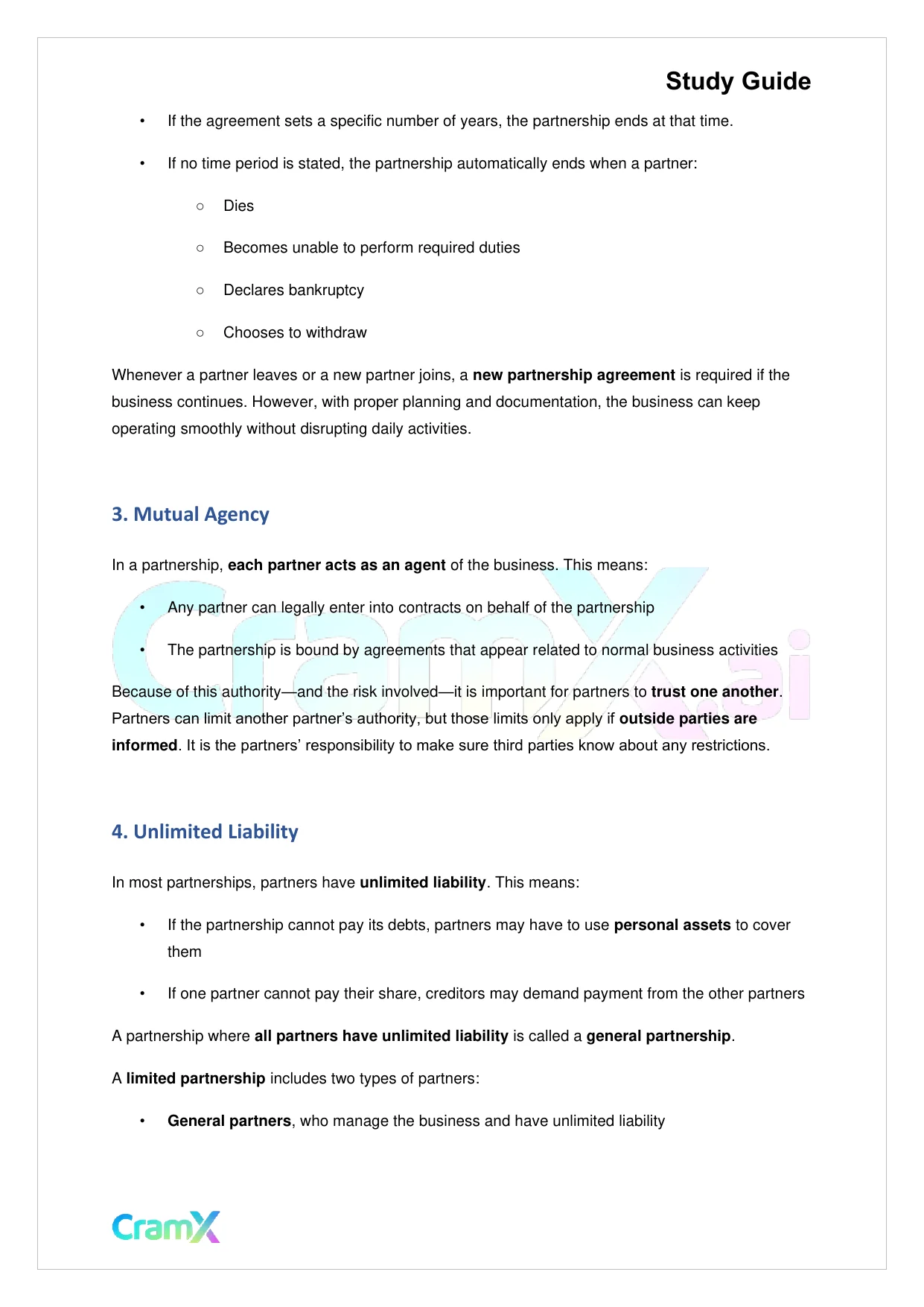 Accounting Principles II – Partnerships - Page 2 preview image