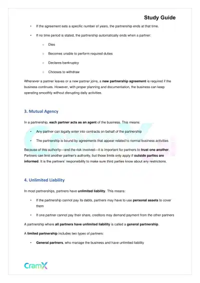 Accounting Principles II – Partnerships - Page 2 preview image