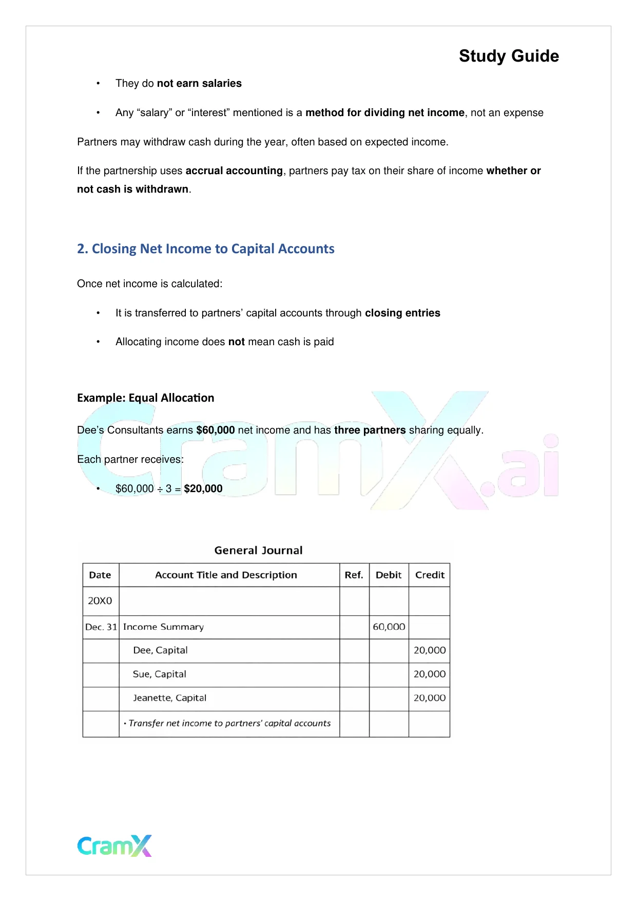Accounting Principles II – Partnerships - Page 6 preview image