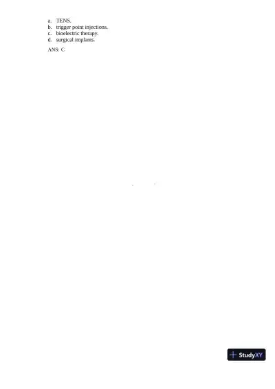 Test Bank for Gould's Pathophysiology for the Health Professions, 7th Edition (Chapters 1-28) - Page 27 preview image