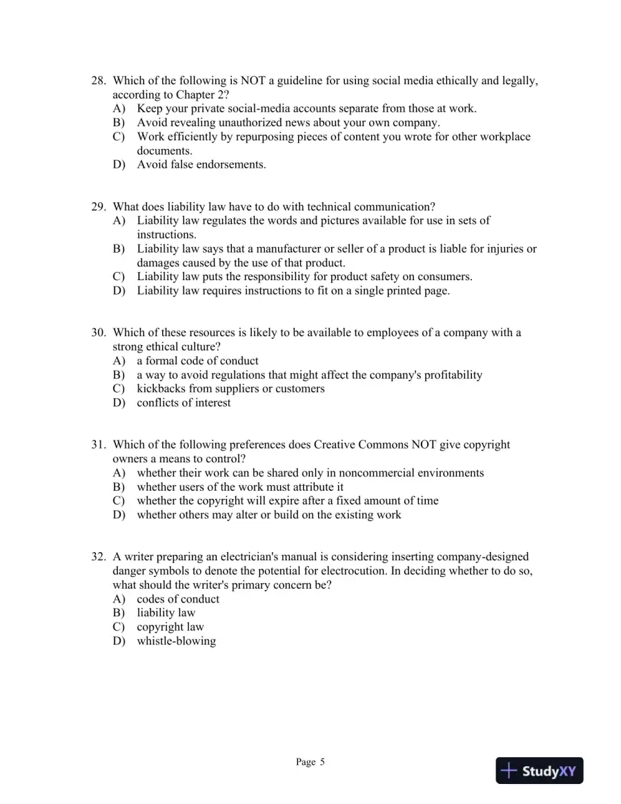 Technical Communication Twelfth Edition Test Bank, page 14