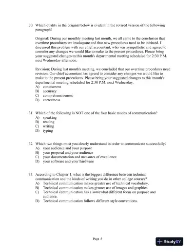 Technical Communication Twelfth Edition Test Bank - Page 6 preview image