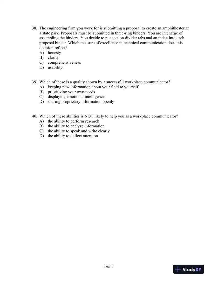 Technical Communication Twelfth Edition Test Bank, page 8