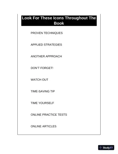 Princeton Review SSAT Prep: 3 Practice Tests + Review and Techniques + Drills (2023) - Page 11 preview image