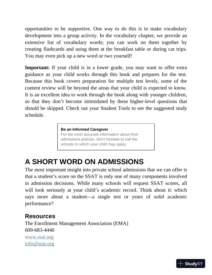 Princeton Review SSAT Prep: 3 Practice Tests + Review and Techniques + Drills (2023), page 17