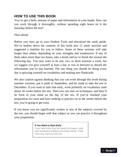 Princeton Review SSAT Prep: 3 Practice Tests + Review and Techniques + Drills (2023) - Page 22 preview image