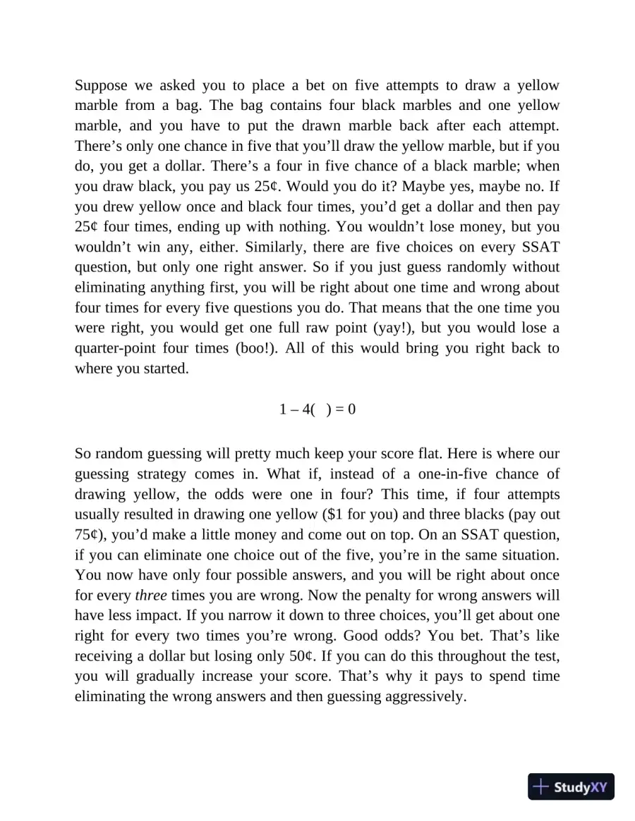 Princeton Review SSAT Prep: 3 Practice Tests + Review and Techniques + Drills (2023), page 28