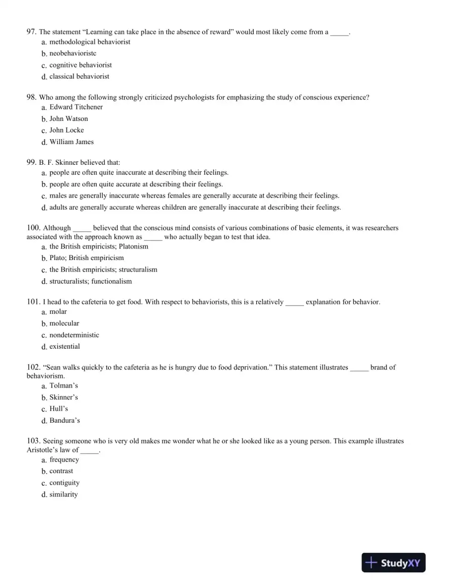 Introduction to Learning and Behavior 5th Edition Test Bank, page 15