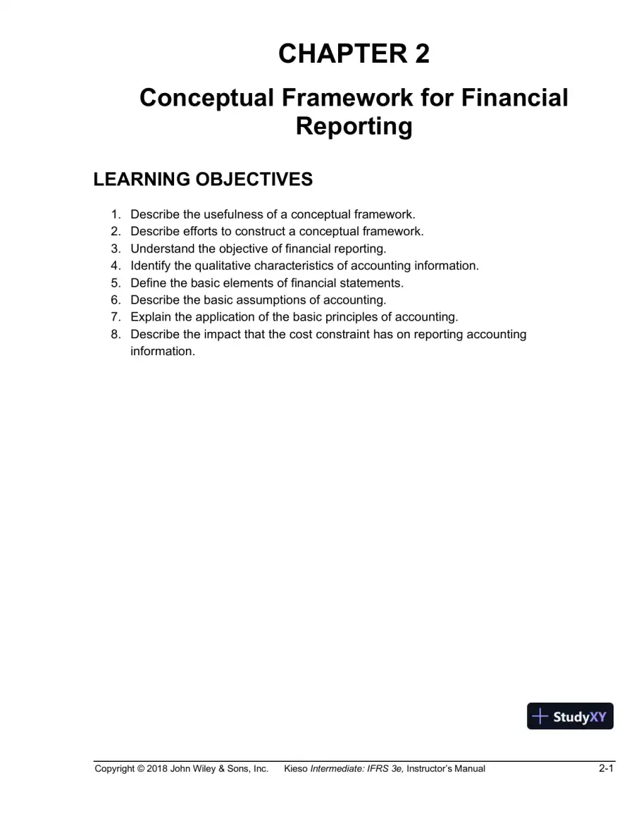 Intermediate Accounting: IFRS Edition, 3rd Edition Class Notes, page 15