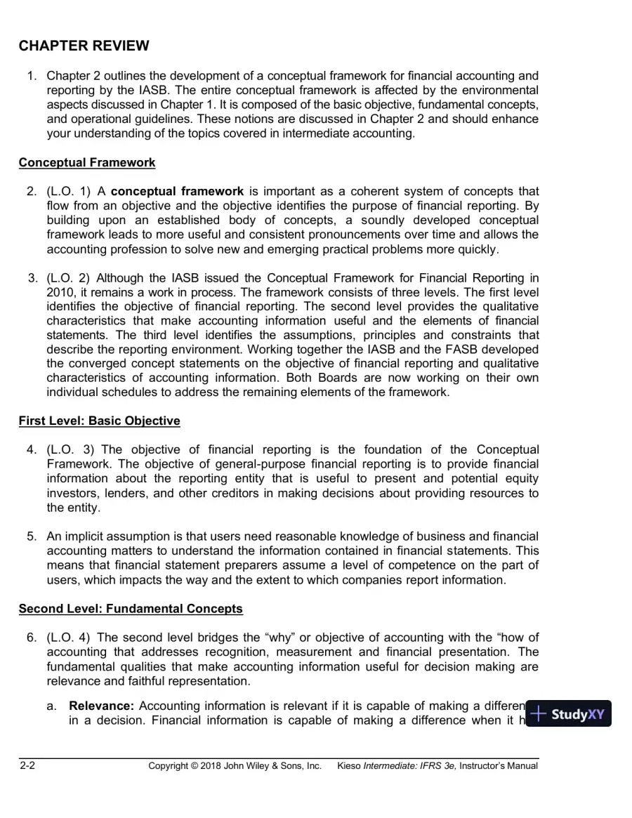 Intermediate Accounting: IFRS Edition, 3rd Edition Class Notes, page 16