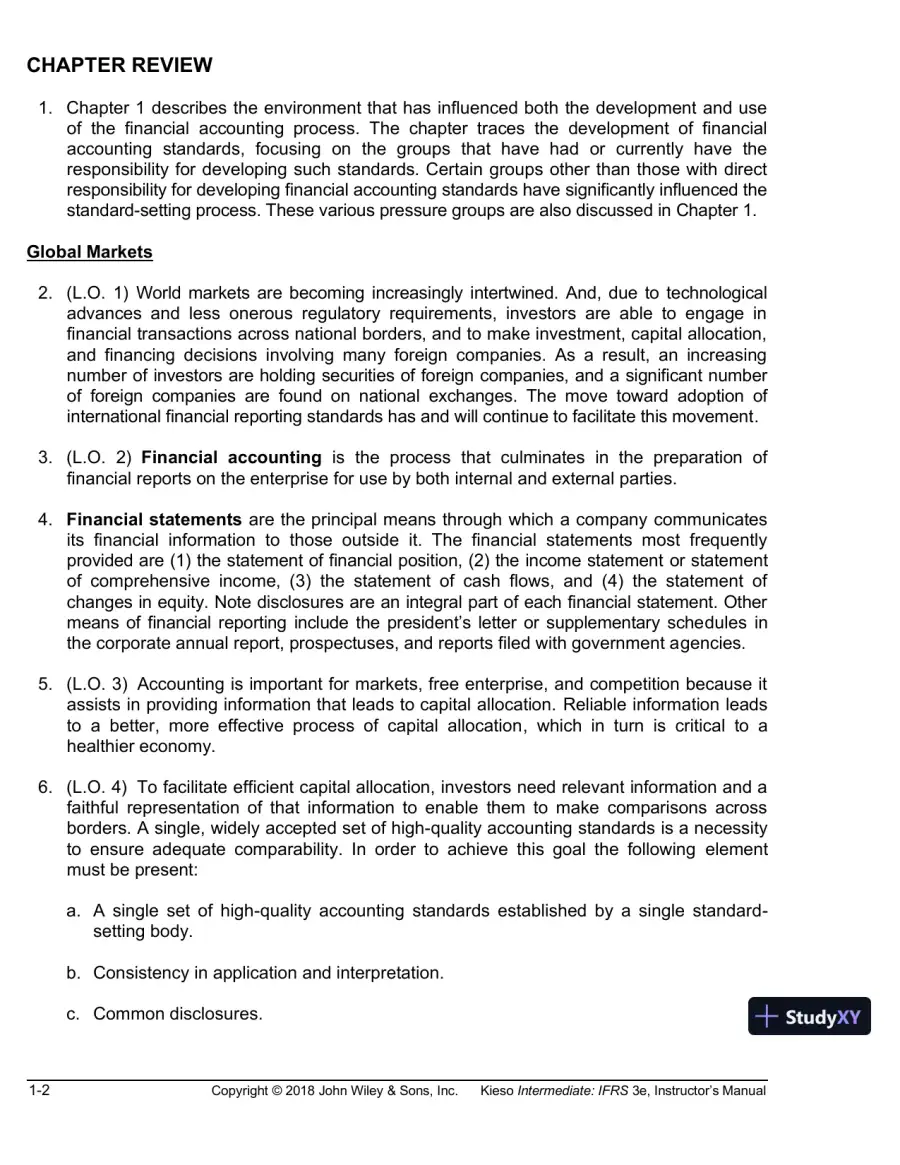 Intermediate Accounting: IFRS Edition, 3rd Edition Class Notes, page 3
