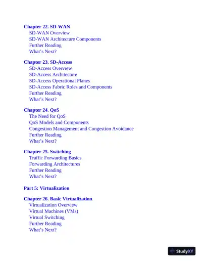 CCNP and CCIE Enterprise Core ENCOR 350-401 Exam Cram (2022) - Page 15 preview image