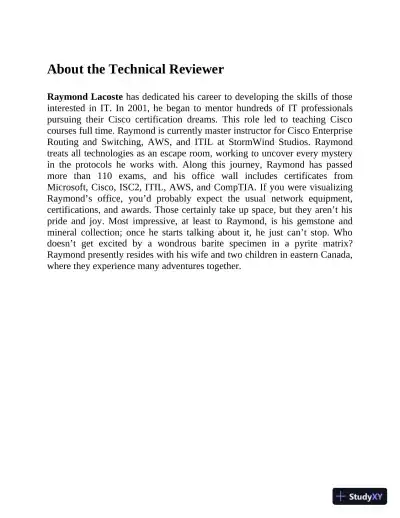 CCNP and CCIE Enterprise Core ENCOR 350-401 Exam Cram (2022) - Page 21 preview image