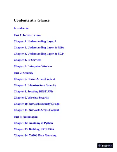 CCNP and CCIE Enterprise Core ENCOR 350-401 Exam Cram (2022) - Page 8 preview image