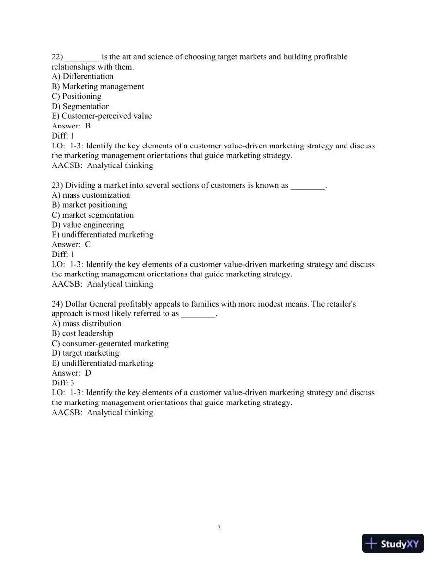 Test Bank for Marketing: An Introduction, 14th Edition, page 8