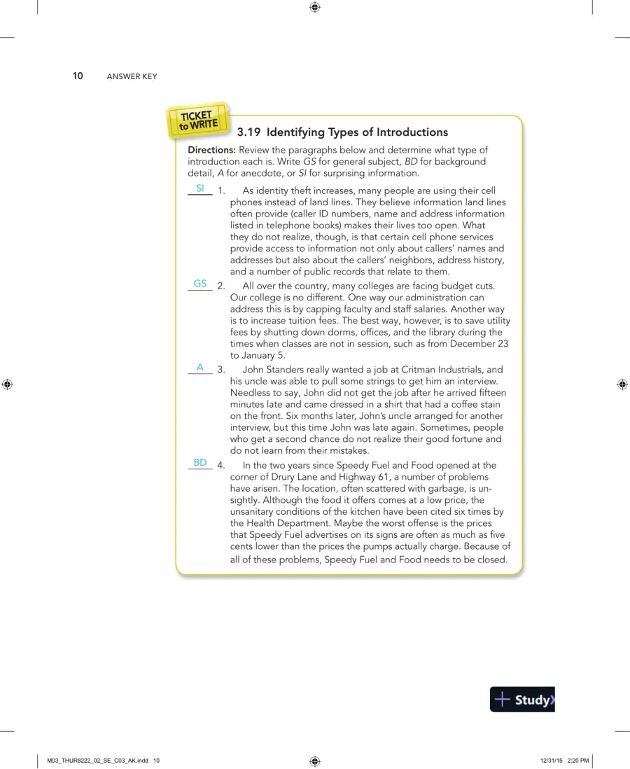 Solution Manual for Social Studies in Elementary Education, 15th Edition, page 12