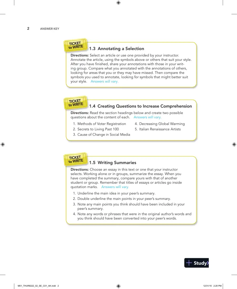 Solution Manual for Social Studies in Elementary Education, 15th Edition, page 4