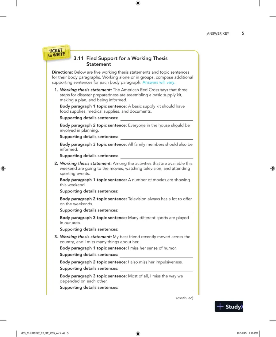 Solution Manual for Social Studies in Elementary Education, 15th Edition, page 7