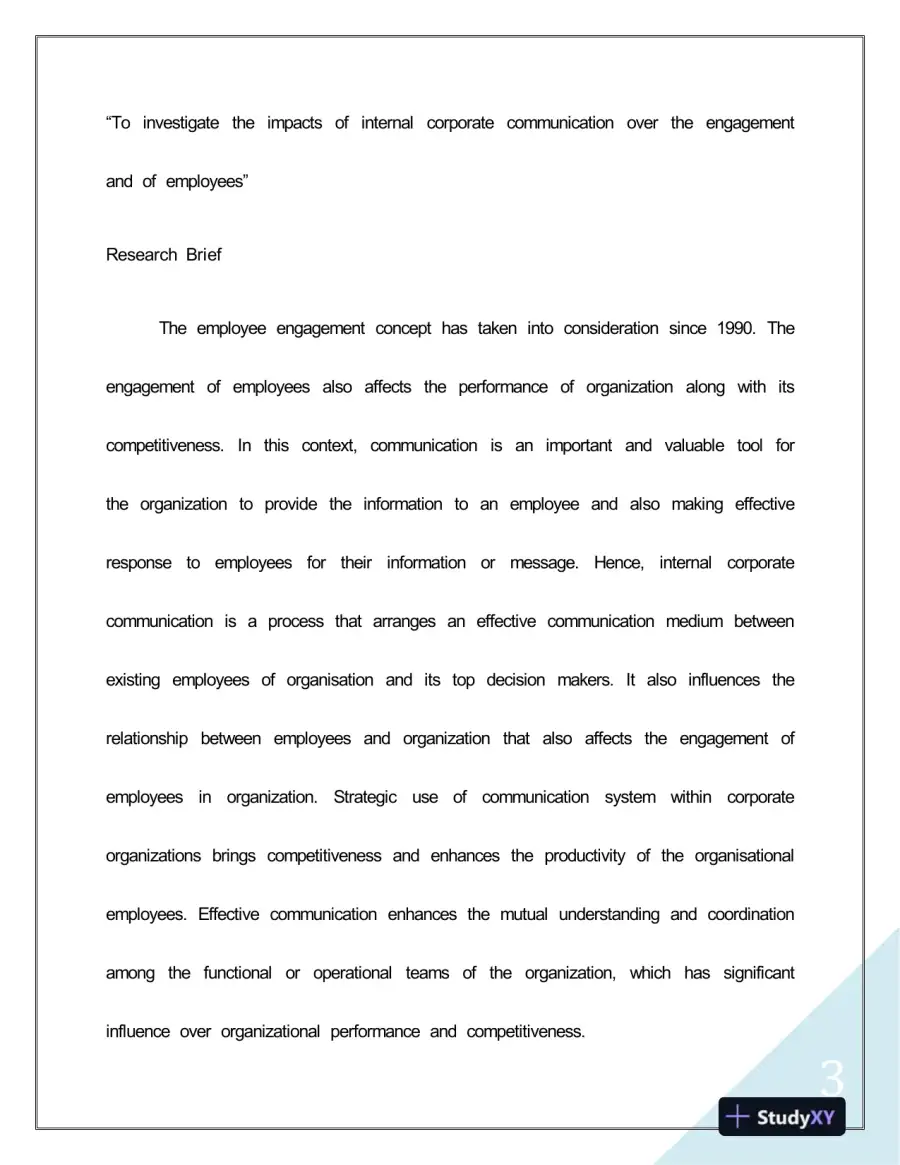 Enhancing Employee Engagement Through Internal Corporate Communication: A Case Study of Eskom, page 4