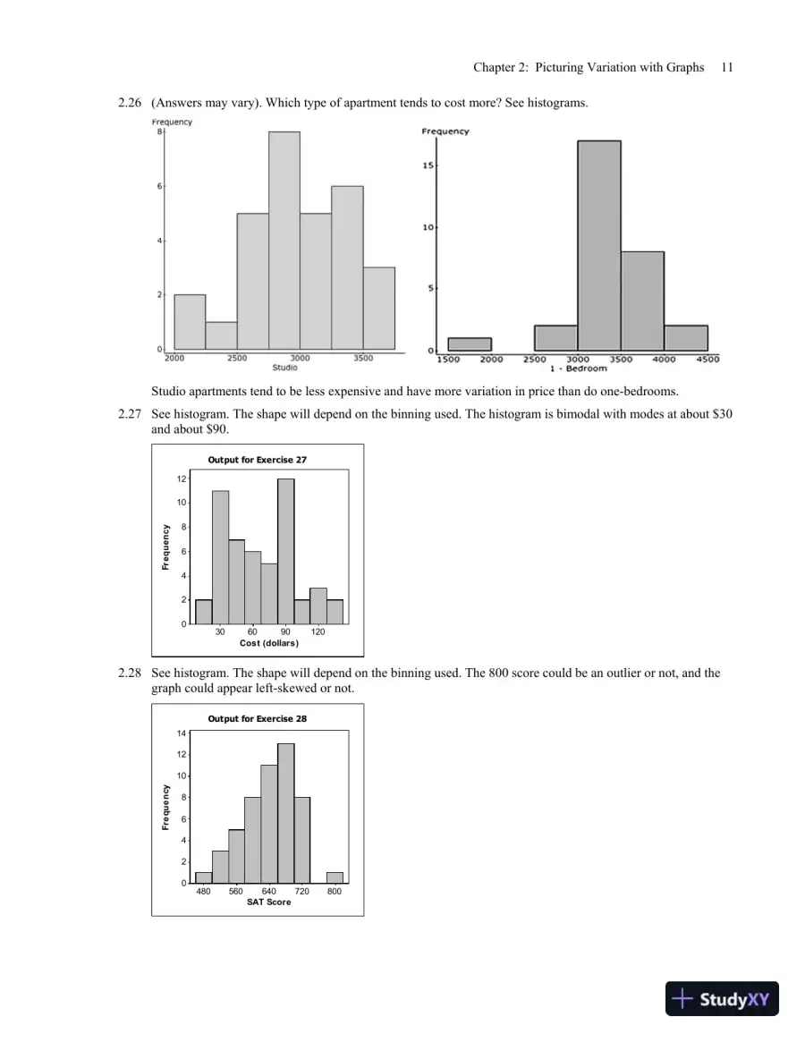 Solution Manual for Essential Statistics, 3rd Edition, page 15