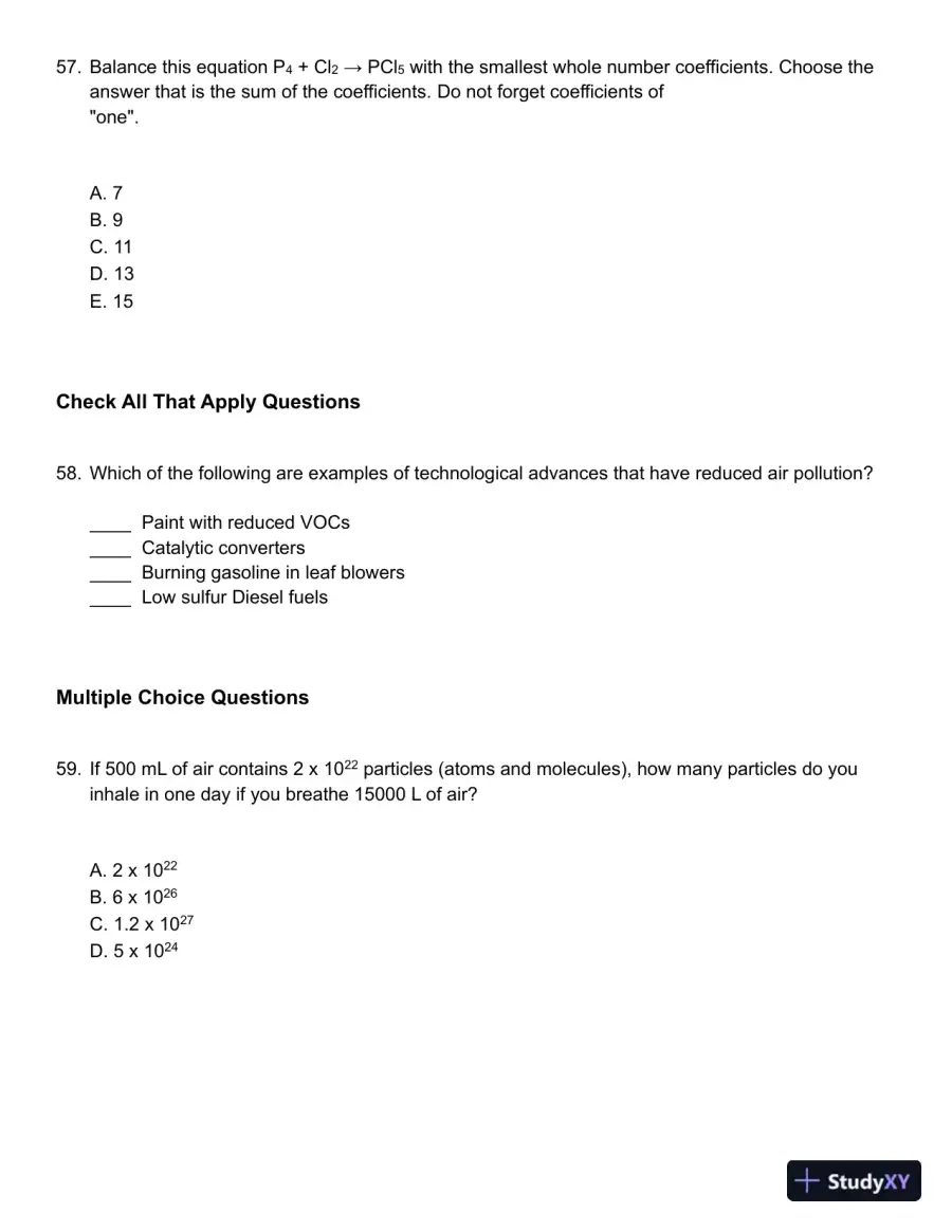 Test Bank For Chemistry in Context, 8th Edition, page 15