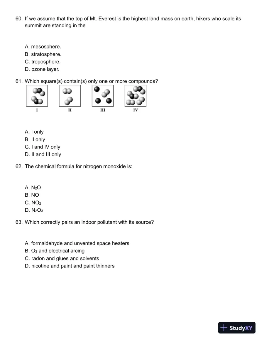 Test Bank For Chemistry in Context, 8th Edition, page 16