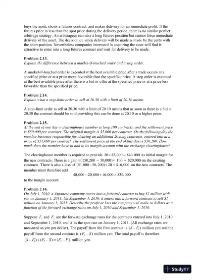 Options, Futures, and Other Derivatives, 9th Edition Solution Manual - Page 12 preview image