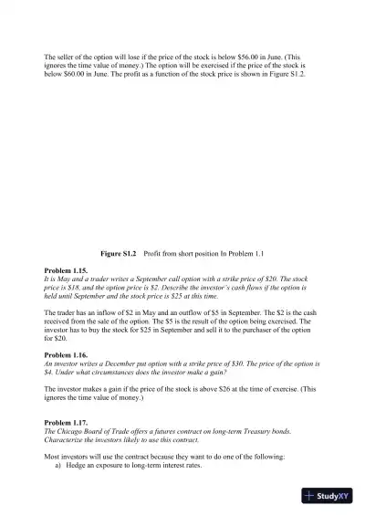 Options, Futures, and Other Derivatives, 9th Edition Solution Manual - Page 4 preview image