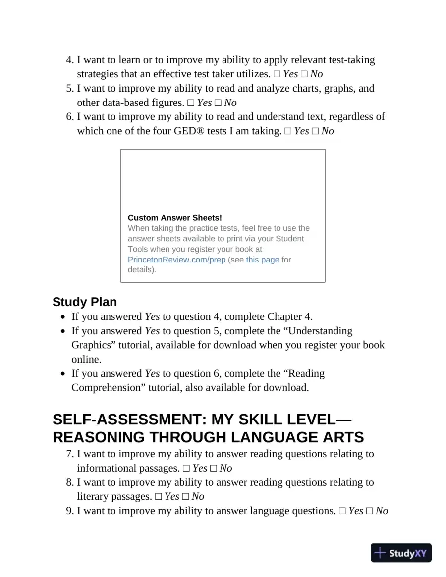 Princeton Review GED Test Prep, 2024: 2 Practice Tests + Review and Techniques (2023), page 19