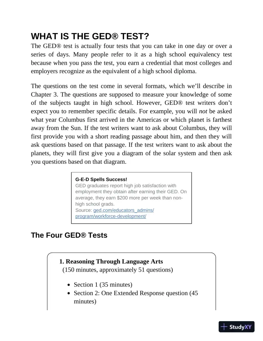 Princeton Review GED Test Prep, 2024: 2 Practice Tests + Review and Techniques (2023), page 27
