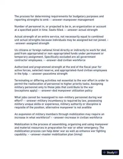 2023-2024 CDFM Module 1 Practice Exam with Answers (431 Solved Questions) - Page 13 preview image