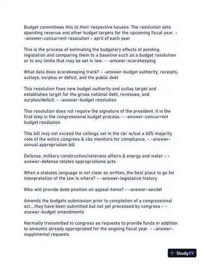 2023-2024 CDFM Module 1 Practice Exam with Answers (431 Solved Questions) - Page 8 preview image