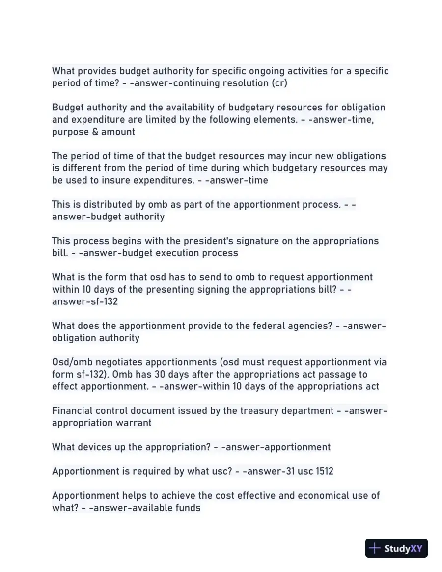2023-2024 CDFM Module 1 Practice Exam with Answers (431 Solved Questions), page 9