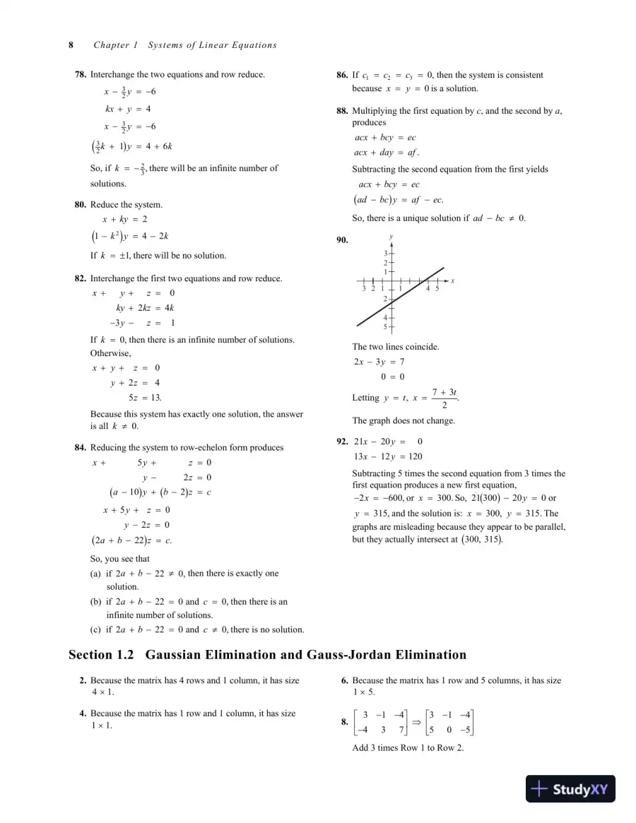 Solution Manual for Elementary Linear Algebra, 7th Edition, page 10