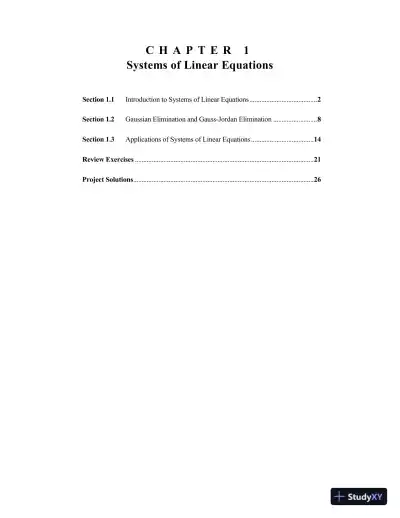 Solution Manual for Elementary Linear Algebra, 7th Edition - Page 3 preview image