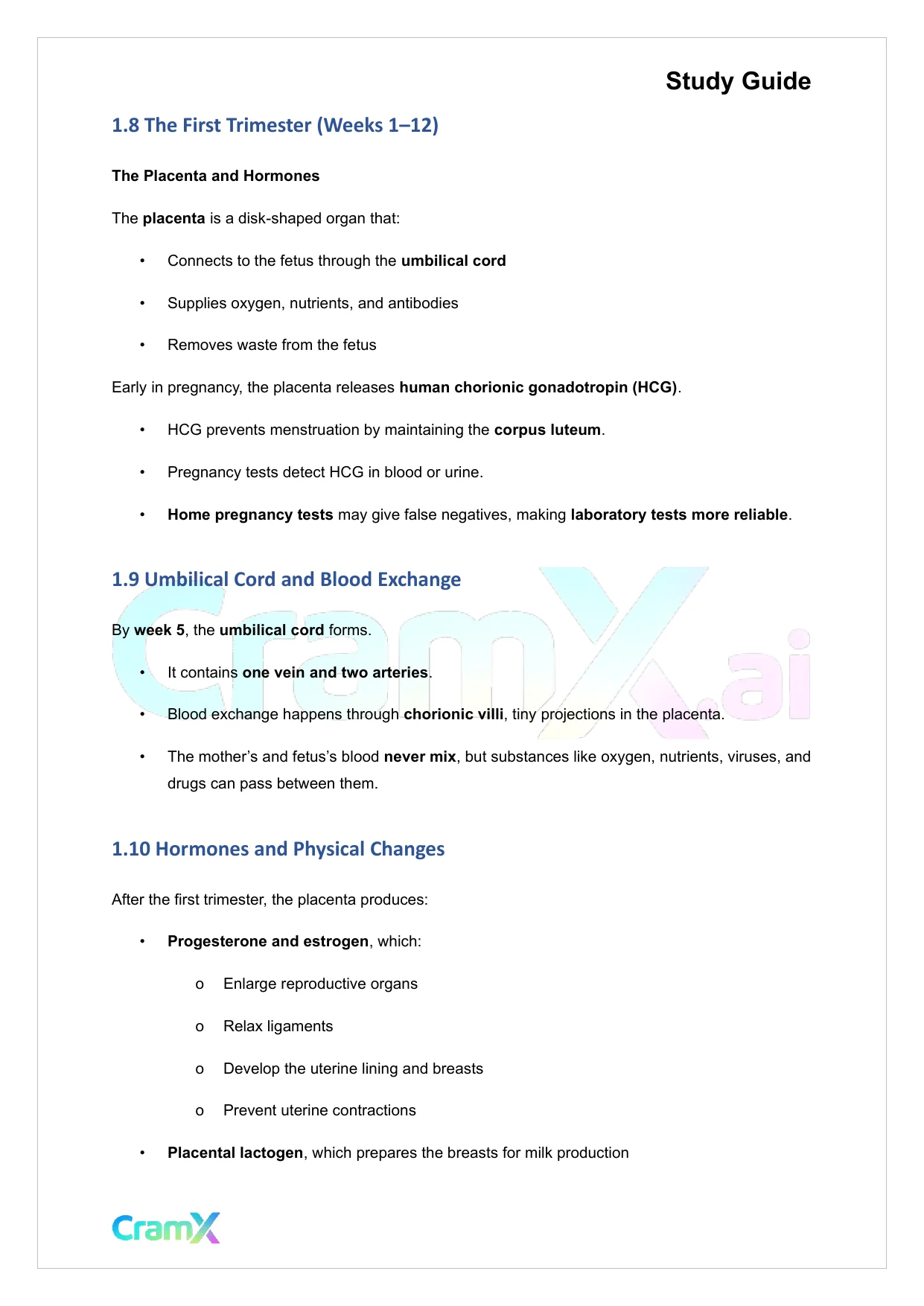 Developmental Psychology - Conception, Pregnancy, Birth - Page 4 preview image