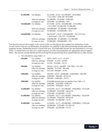 Principles of Managerial Finance, 15th Edition Solution Manual - Page 14 preview image