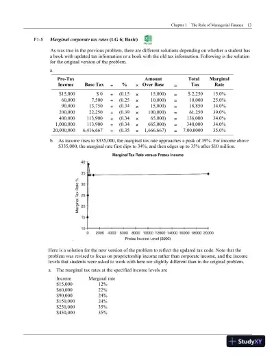 Principles of Managerial Finance, 15th Edition Solution Manual - Page 16 preview image