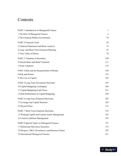 Principles of Managerial Finance, 15th Edition Solution Manual - Page 3 preview image