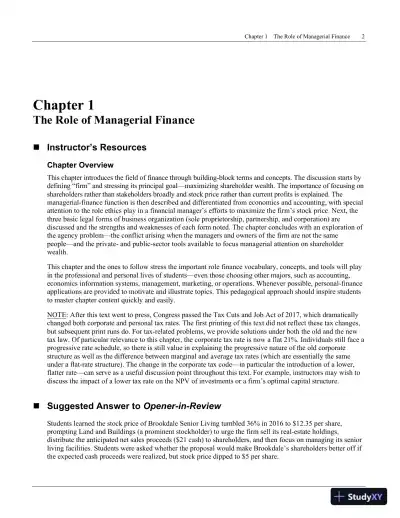 Principles of Managerial Finance, 15th Edition Solution Manual - Page 5 preview image