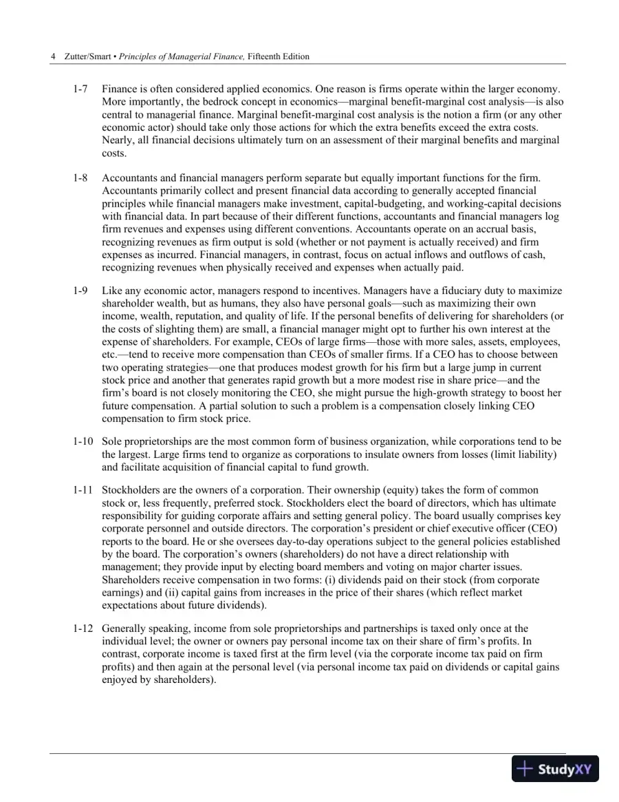 Principles of Managerial Finance, 15th Edition Solution Manual, page 7
