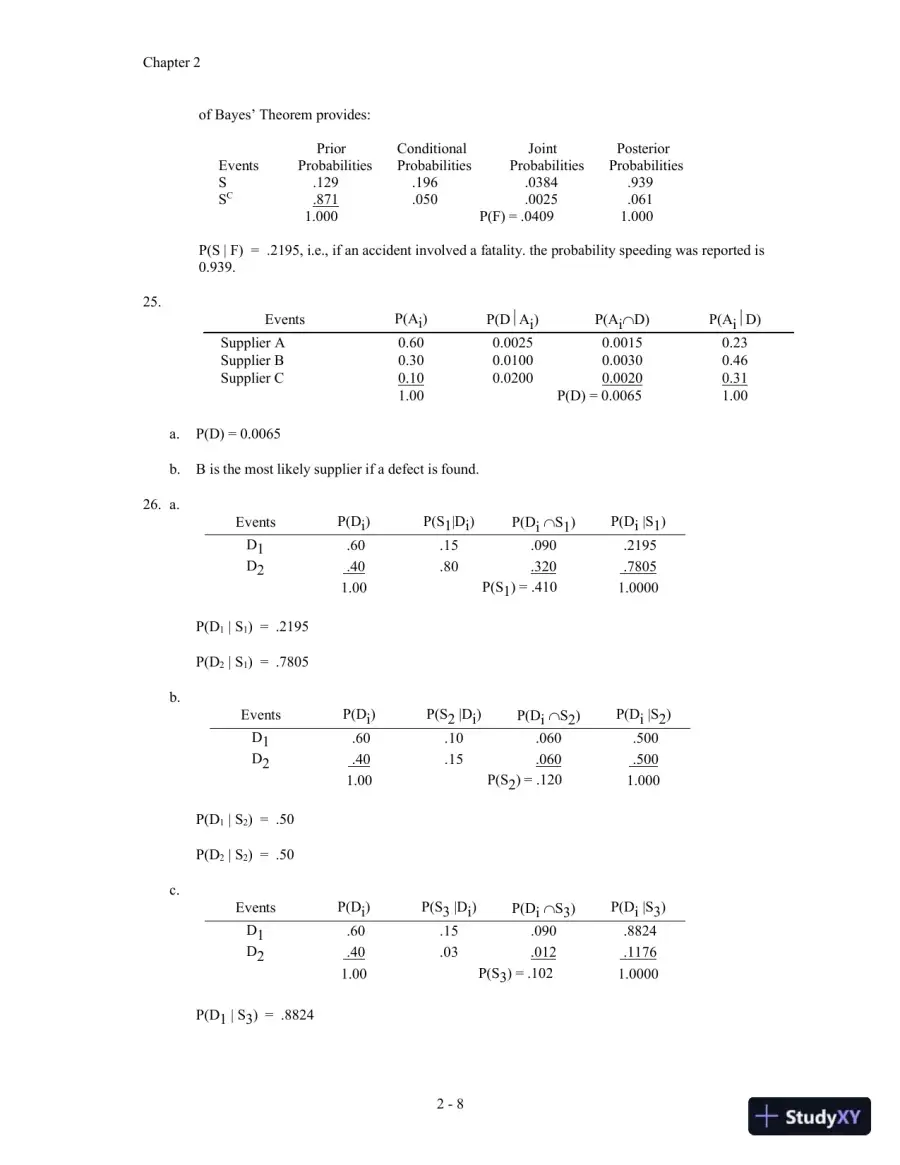 Quantitative Methods For Business, 12th Edition Solution Manual, page 17