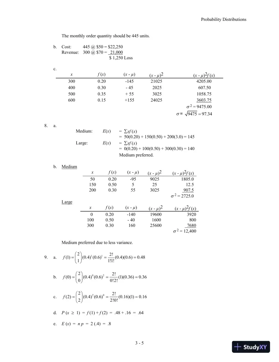 Quantitative Methods For Business, 12th Edition Solution Manual, page 24