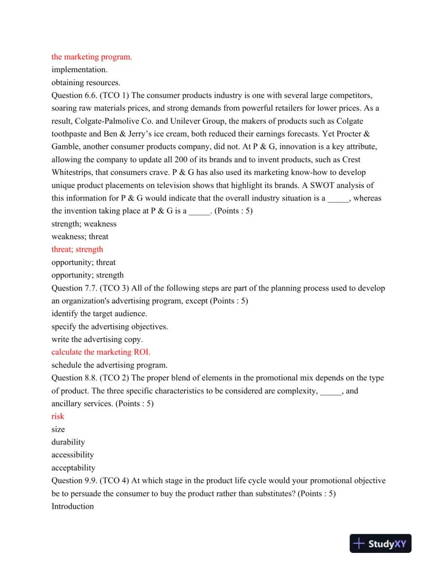 Devry BUSN319 Final Exam August 2015, page 3