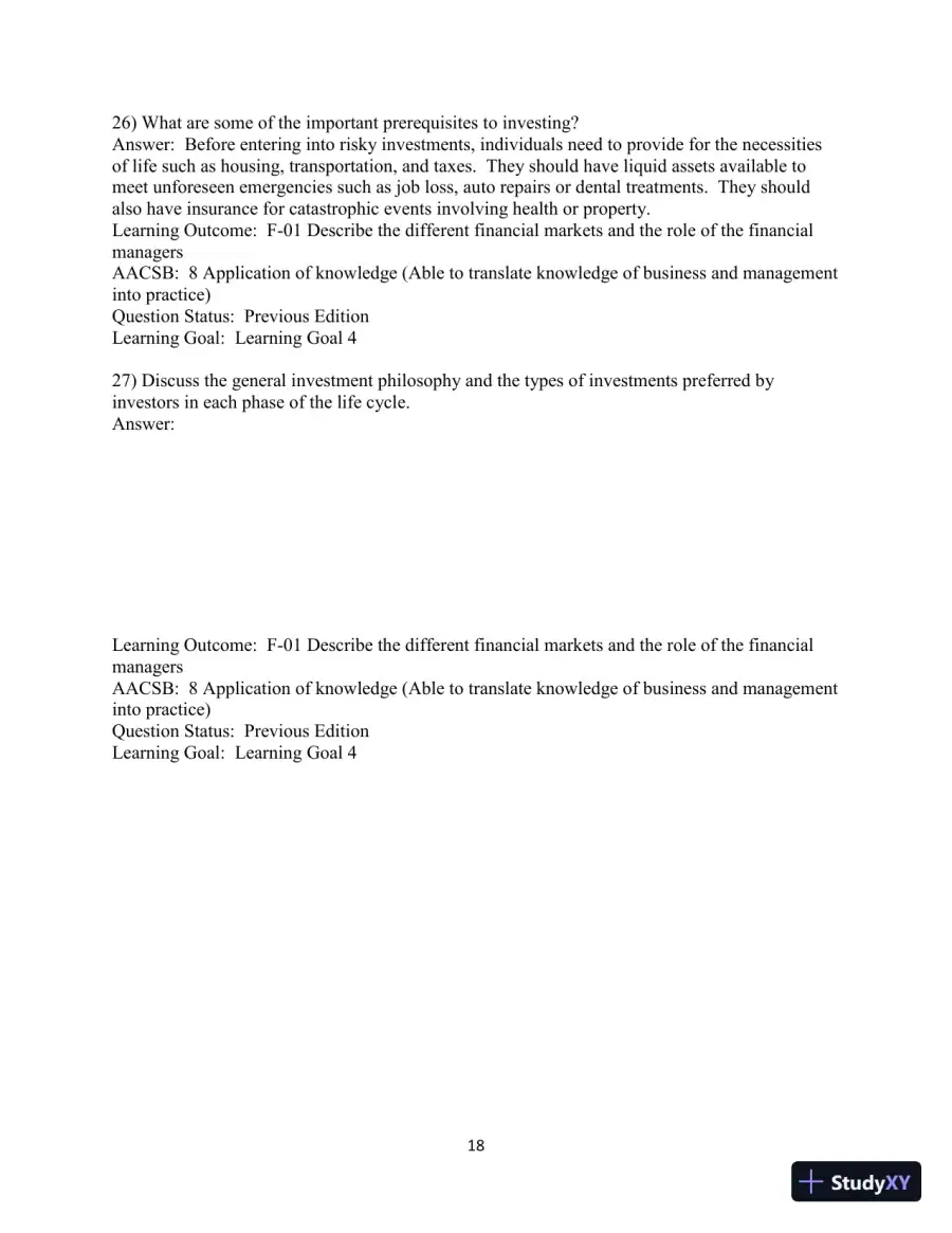 Fundamentals of Investing 13th Edition Test Bank, page 19