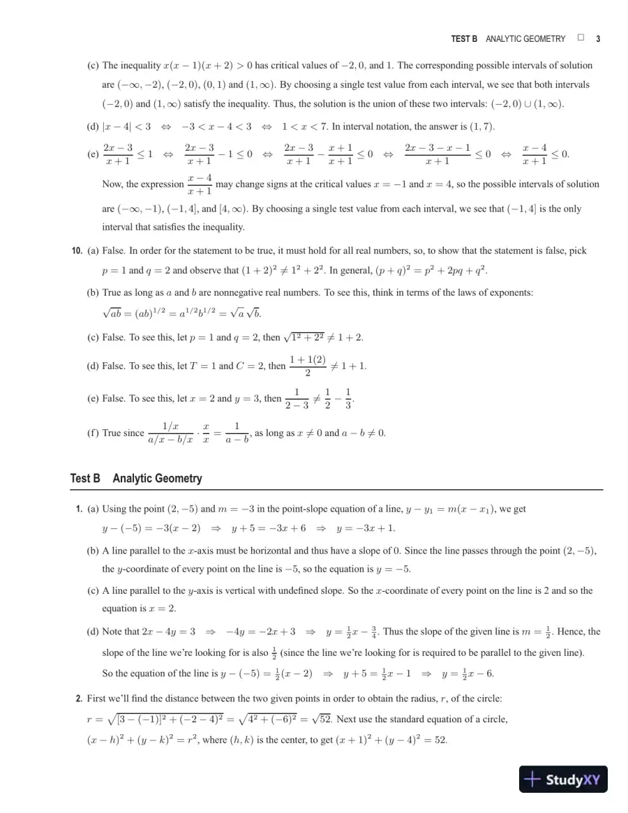 Solution Manual for Single Variable Calculus: Concepts and Contexts, 4th Edition, page 10