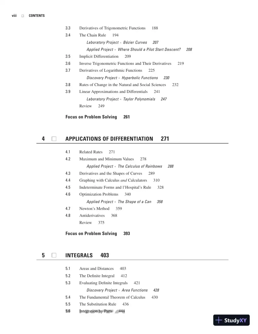 Solution Manual for Single Variable Calculus: Concepts and Contexts, 4th Edition, page 5