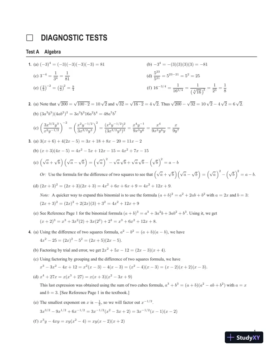 Solution Manual for Single Variable Calculus: Concepts and Contexts, 4th Edition, page 8