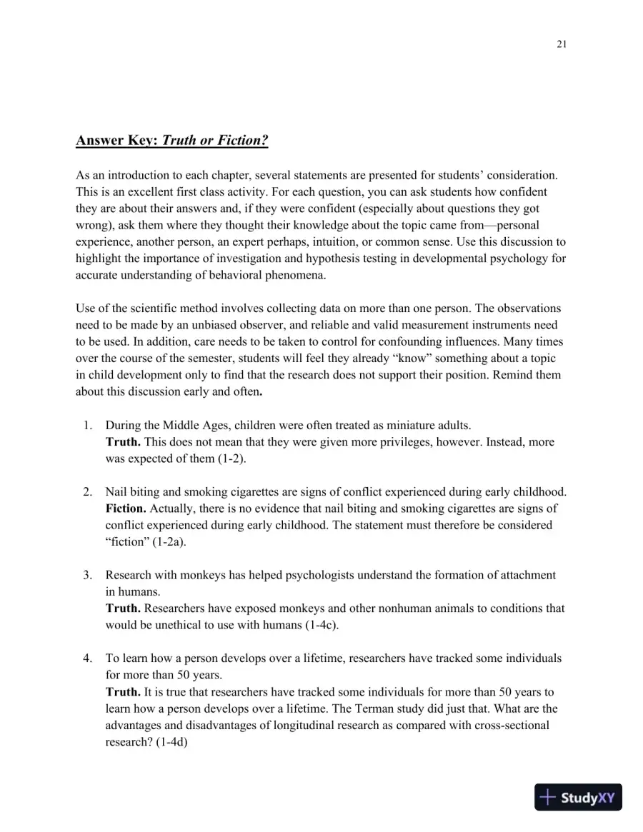Lecture Notes for HDEV: Human Lifespan Development, 6th Edition, page 22