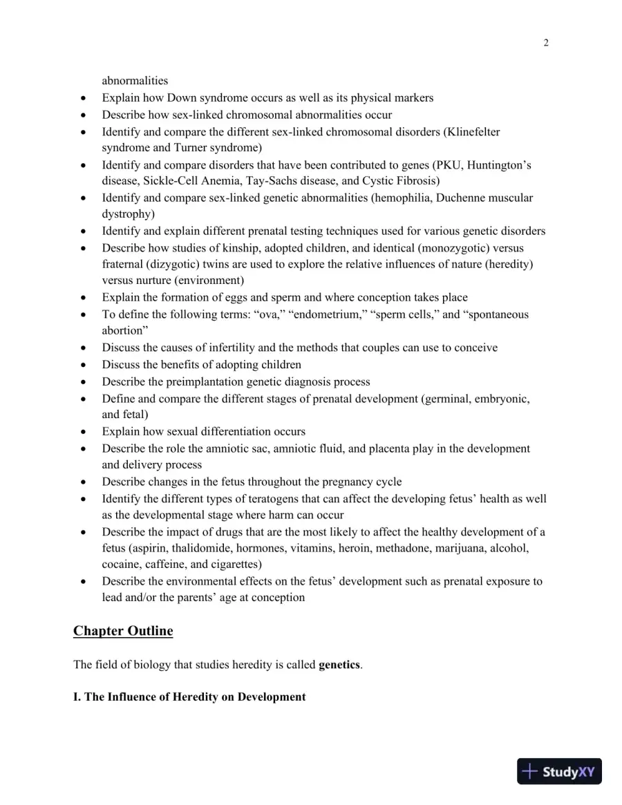 Lecture Notes for HDEV: Human Lifespan Development, 6th Edition, page 26